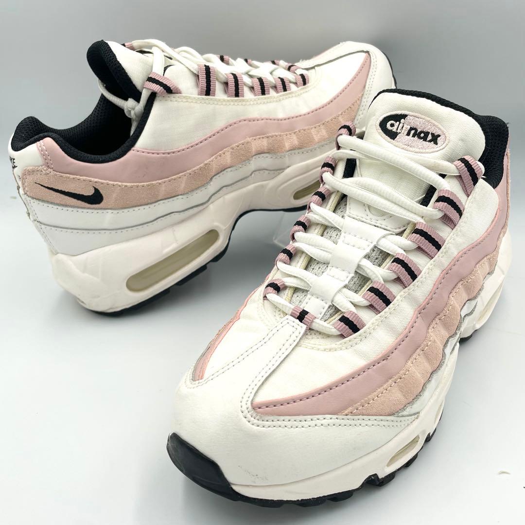 美品★NIKE エアーマックス95 シャンパンピンク　レディース　24.5cm