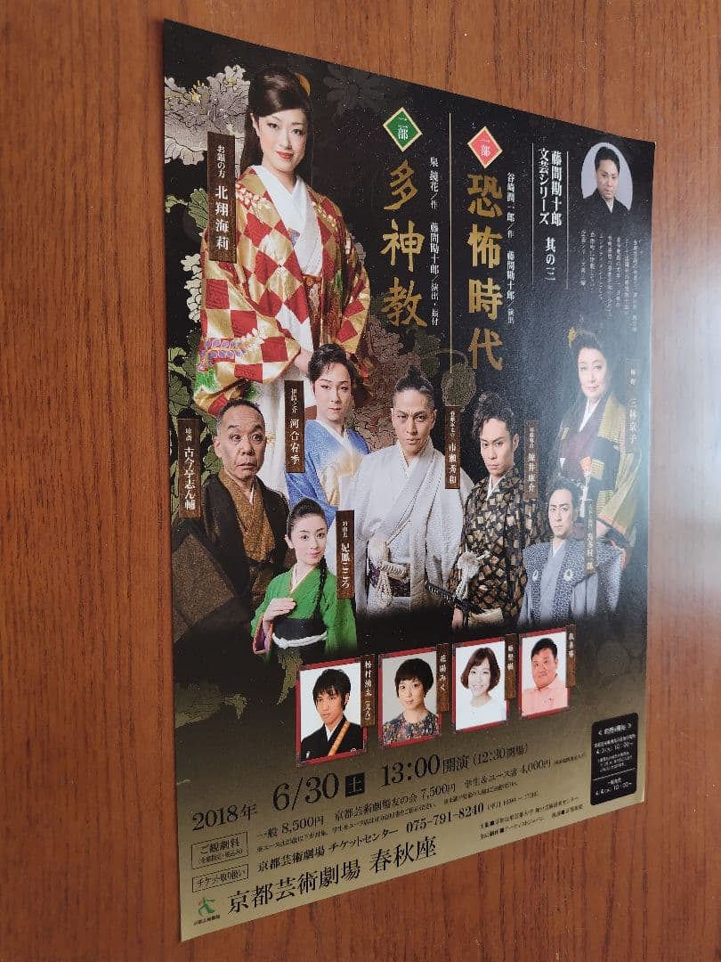 北翔海莉 恐怖時代 多神教 DVD パンフレット チラシ 予約特典ポスター