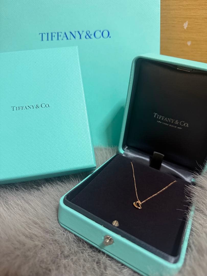 ティファニー オープンハート 未使用 箱、ショッパー付