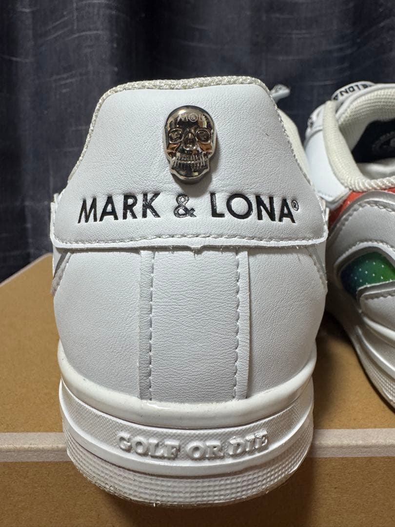 MARK & LONA スニーカー ホワイト/グラデーション