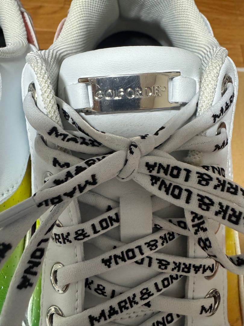 MARK & LONA スニーカー ホワイト/グラデーション