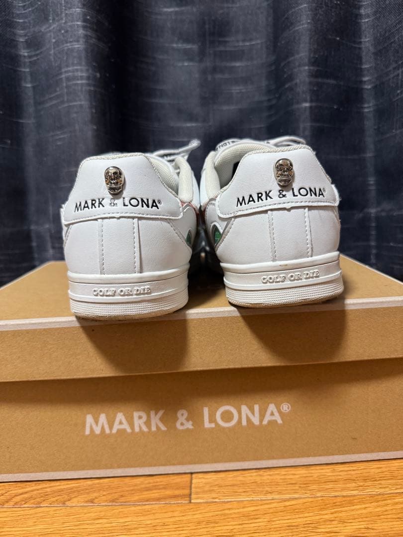 MARK & LONA スニーカー ホワイト/グラデーション