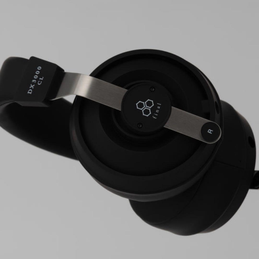 final 2025年11月末発売　DX3000 CL ブラック 有線ヘッドホン