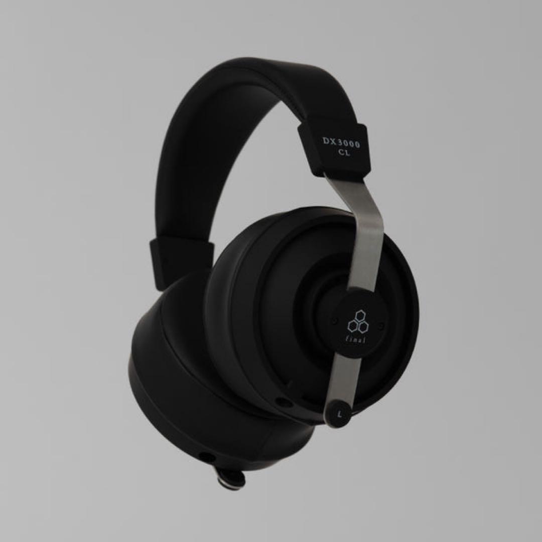 final 2025年11月末発売　DX3000 CL ブラック 有線ヘッドホン