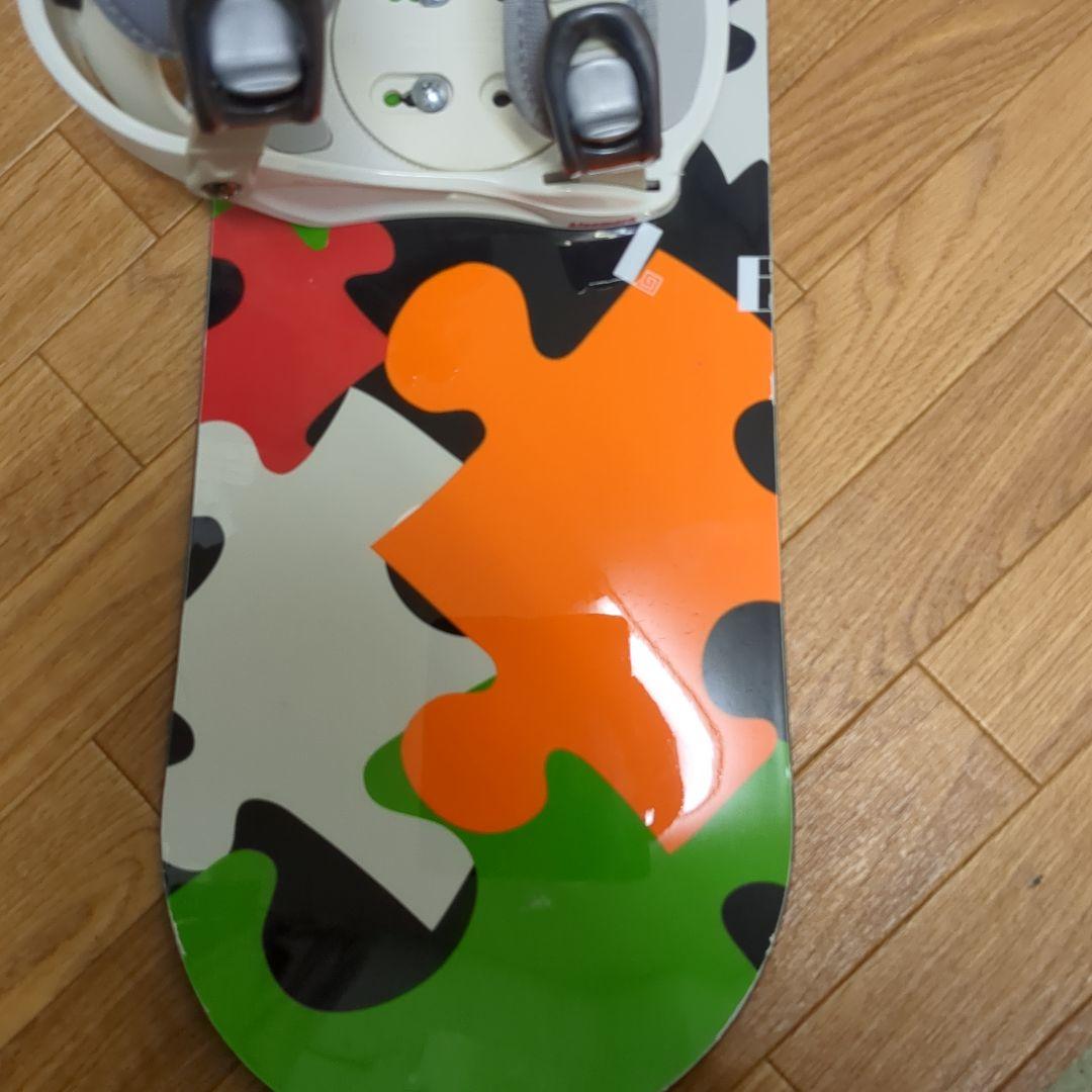 子供用　118㎝　スノーボード バインディング(ジュニアサイズ）付き