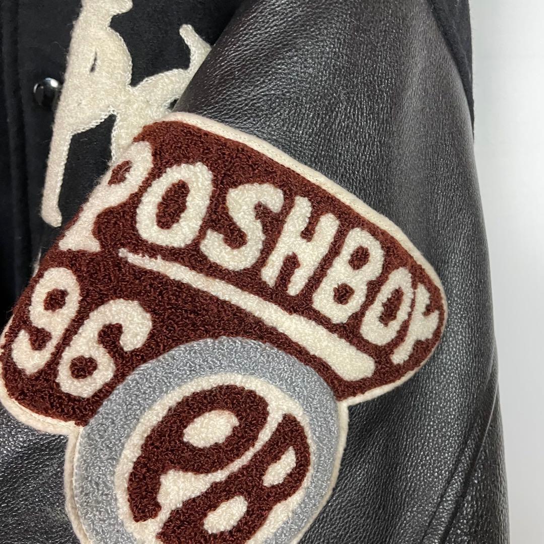 POSH BOY ポッシュボーイ　スタジャン　袖レザー　vintage 3