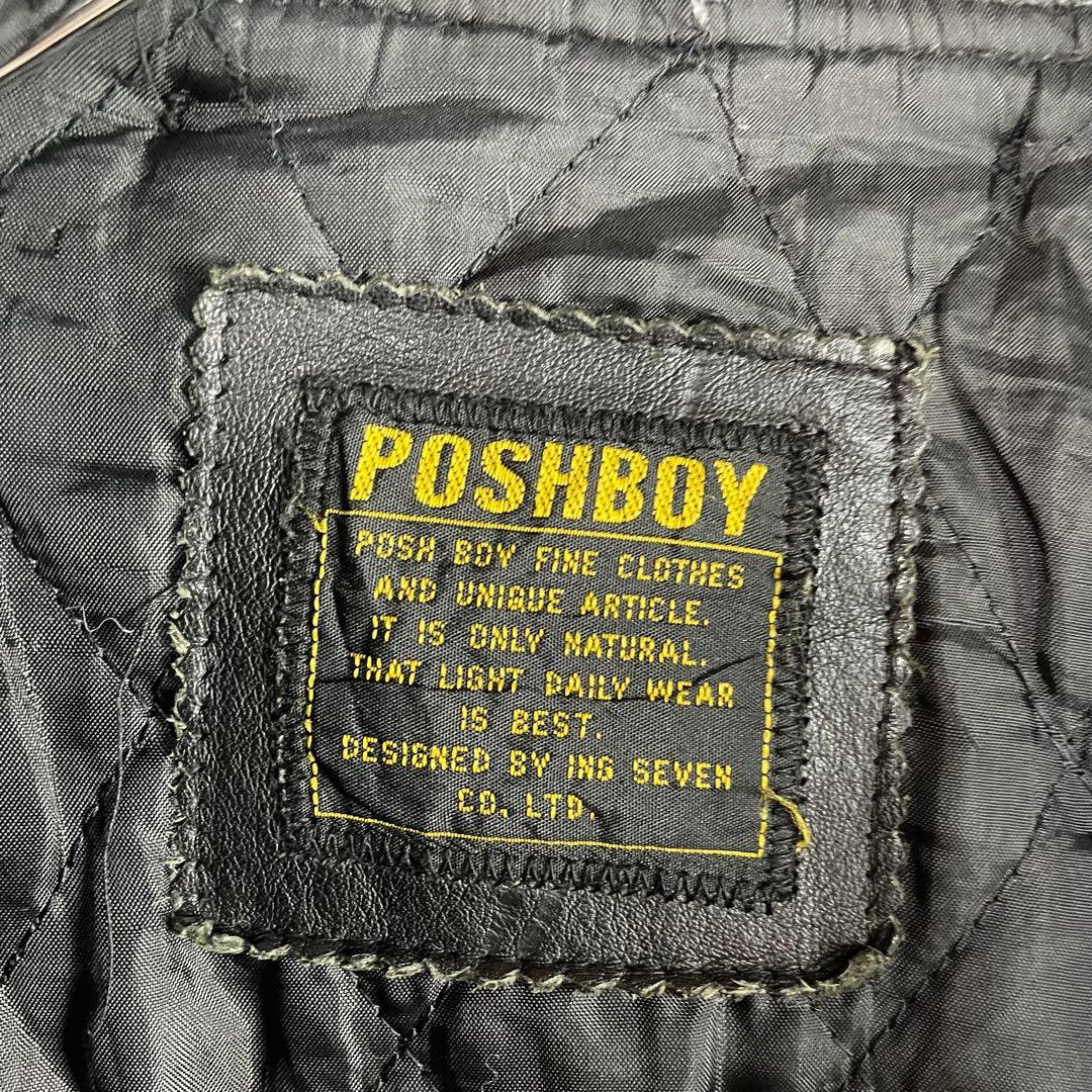 POSH BOY ポッシュボーイ　スタジャン　袖レザー　vintage 3