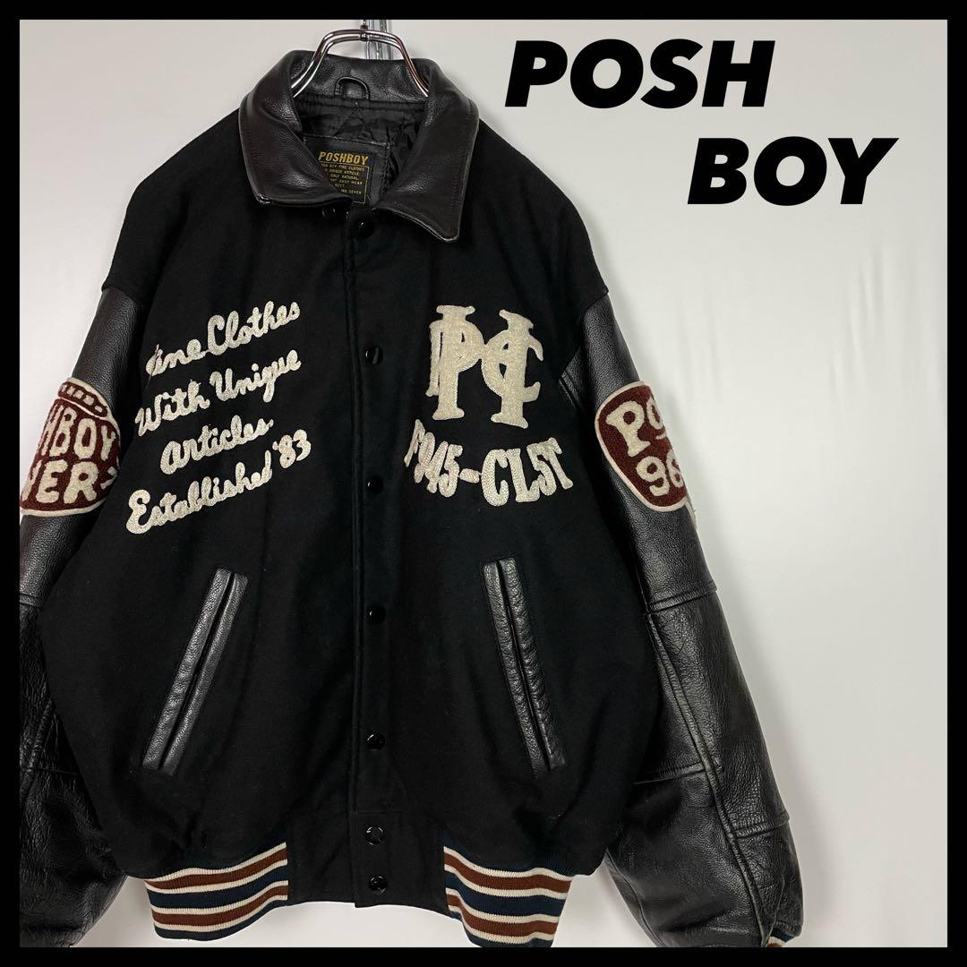 POSH BOY ポッシュボーイ　スタジャン　袖レザー　vintage 3