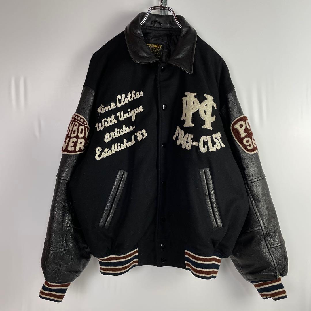 POSH BOY ポッシュボーイ　スタジャン　袖レザー　vintage 3