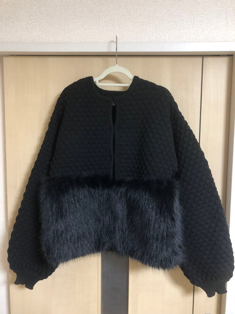 【美品】maison de Dolce ファーリーNT black