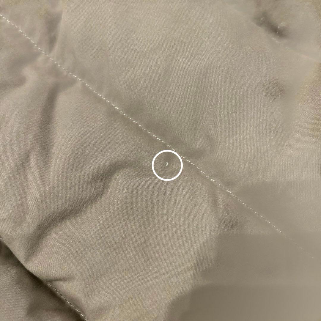 【とん】肉厚 UGG アグ（M）茶色 ダウンベスト フルジップ フード