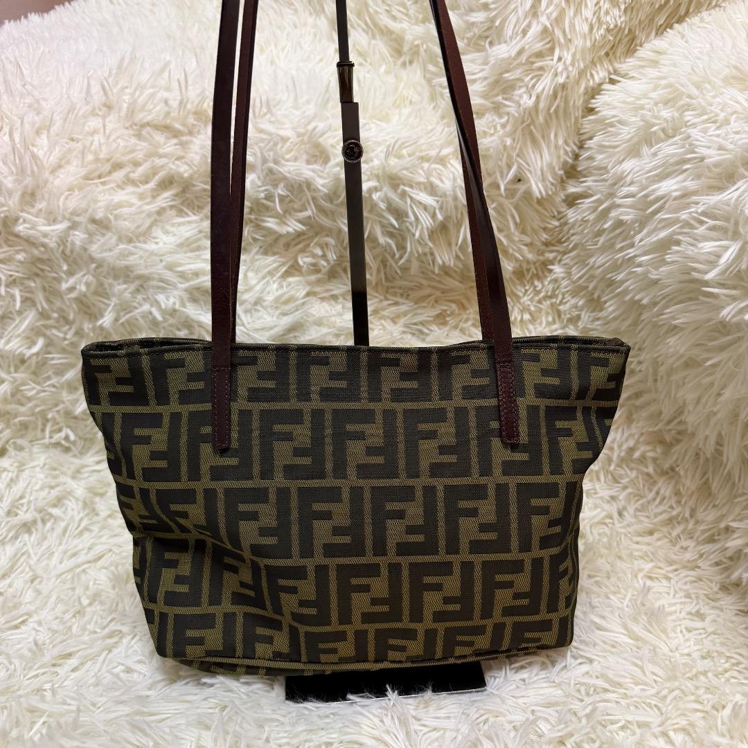 バッグ FENDI Vintage Zucca FF Monogram Tote Bag