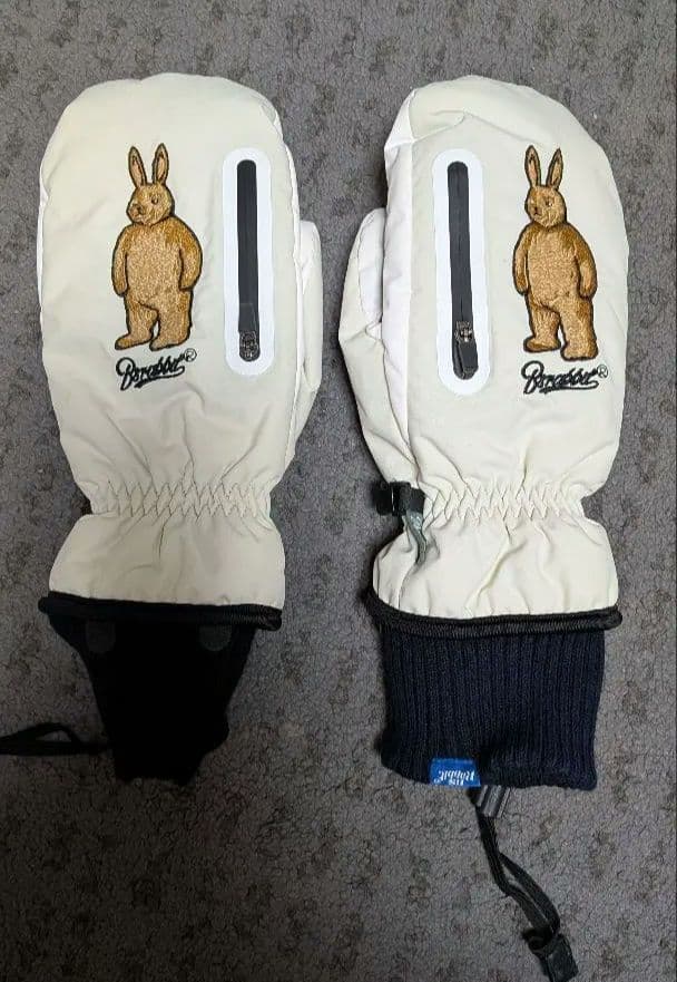 スキー・スノーボードアクセサリー BSRABBIT Zipper Pocket Glove