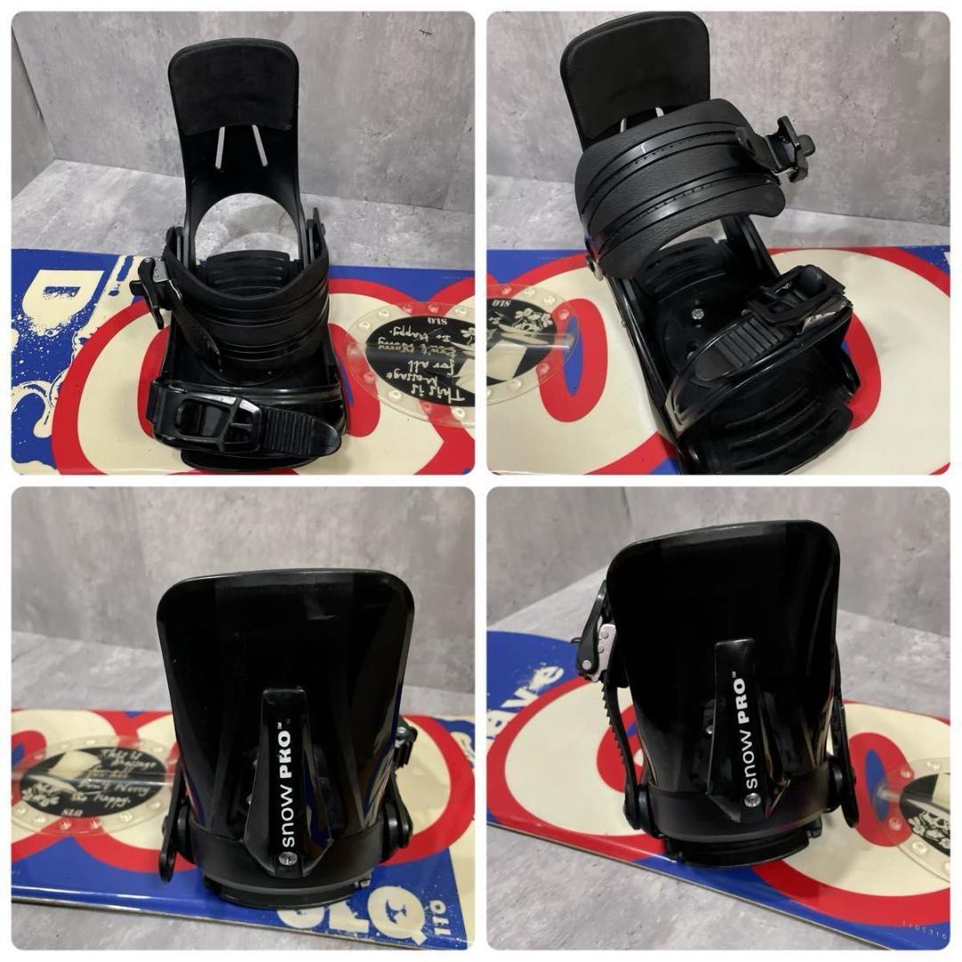 キッズ ジュニア SLQ 110cm スノーボード ブーツ付き 即乗り3点セット