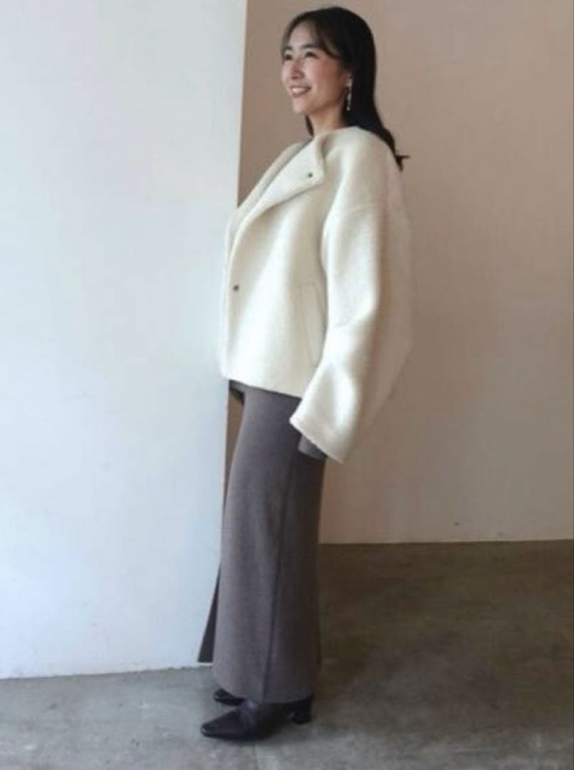 新品タグ付き　今季　ラグナムーン　ボアブルゾン　ボアジャケット