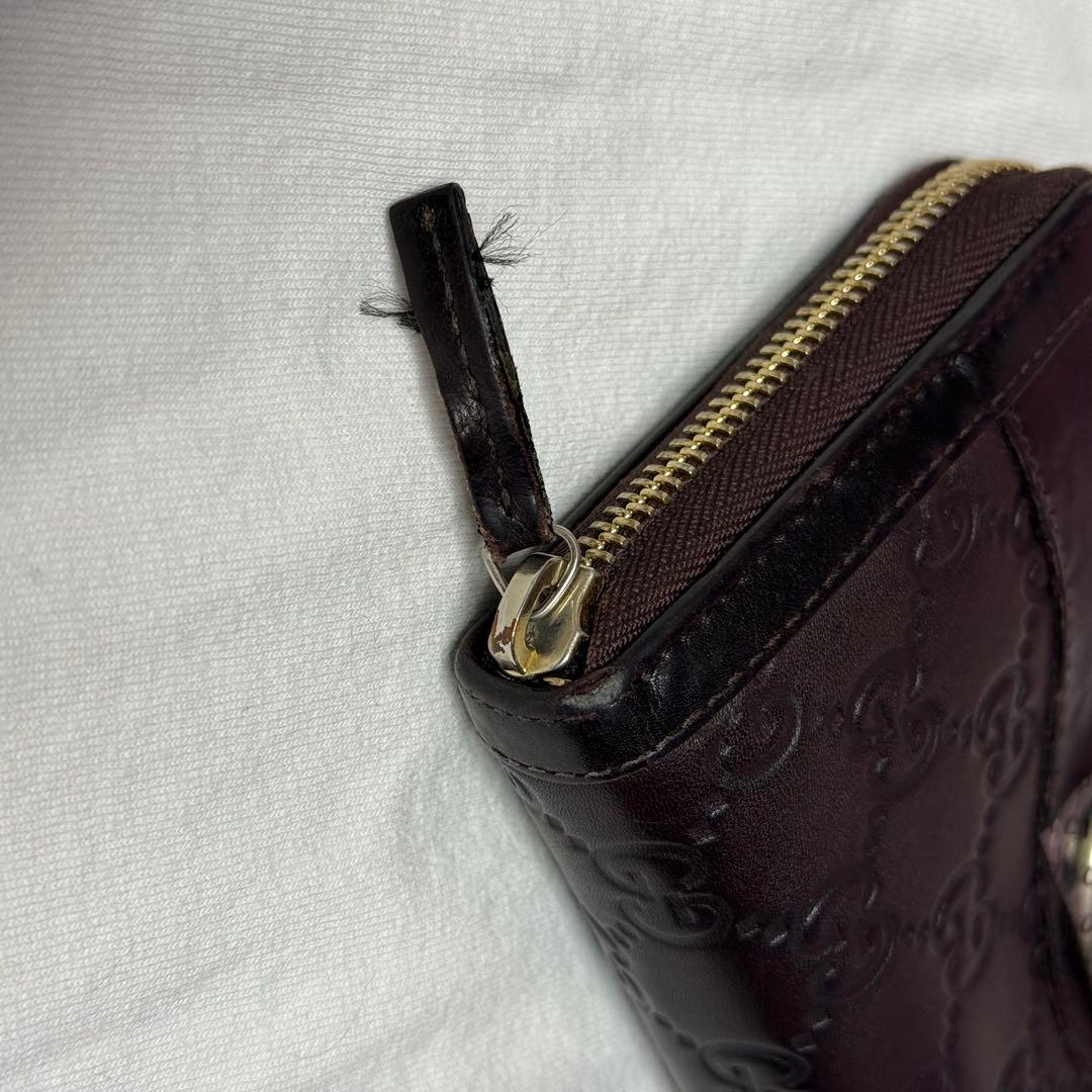 GUCCI スーキー インターロッキング レザー 長財布