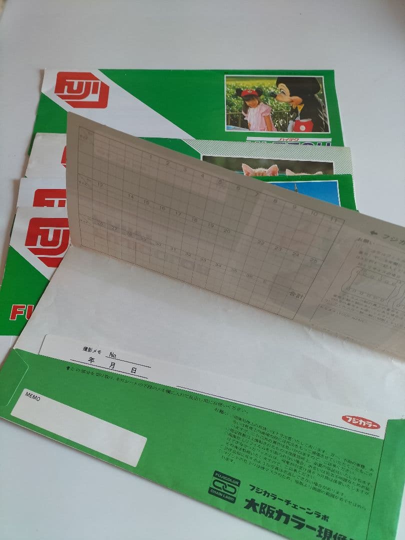 希少レア物品∶山口百恵、沢田研二氏等、富士フイルムネガ袋