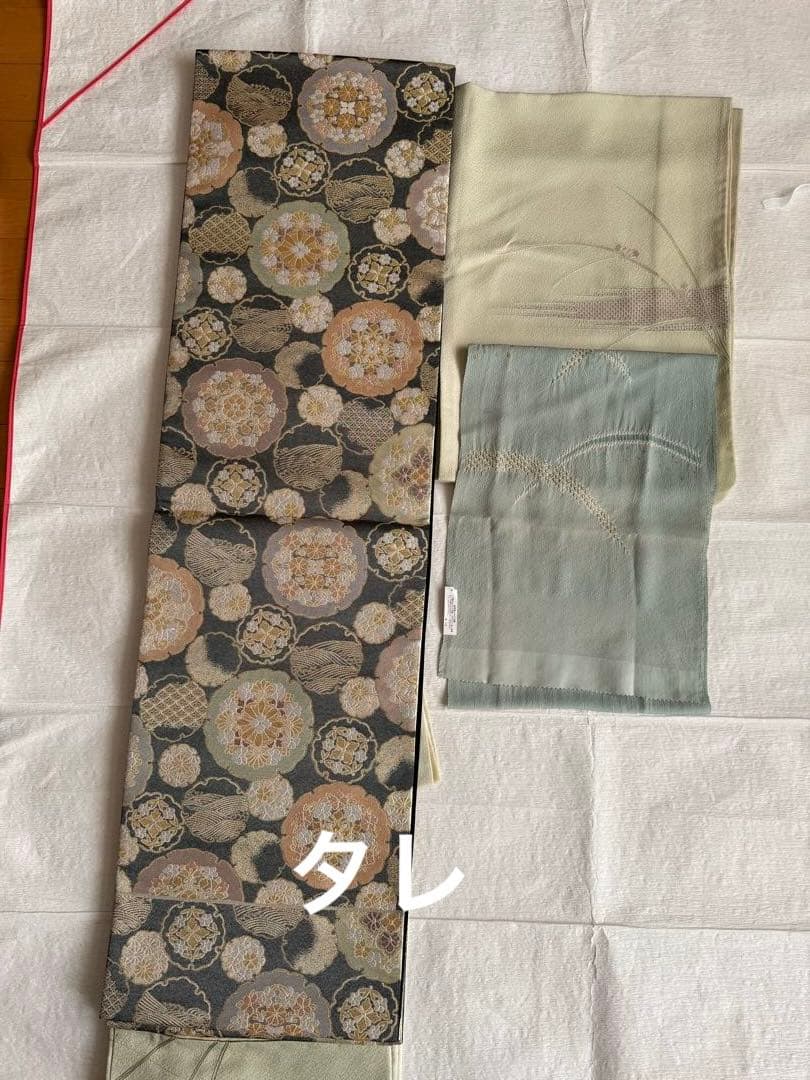 西陣まいづる　フォーマル袋帯　端華雪輪重文　帯揚げセット