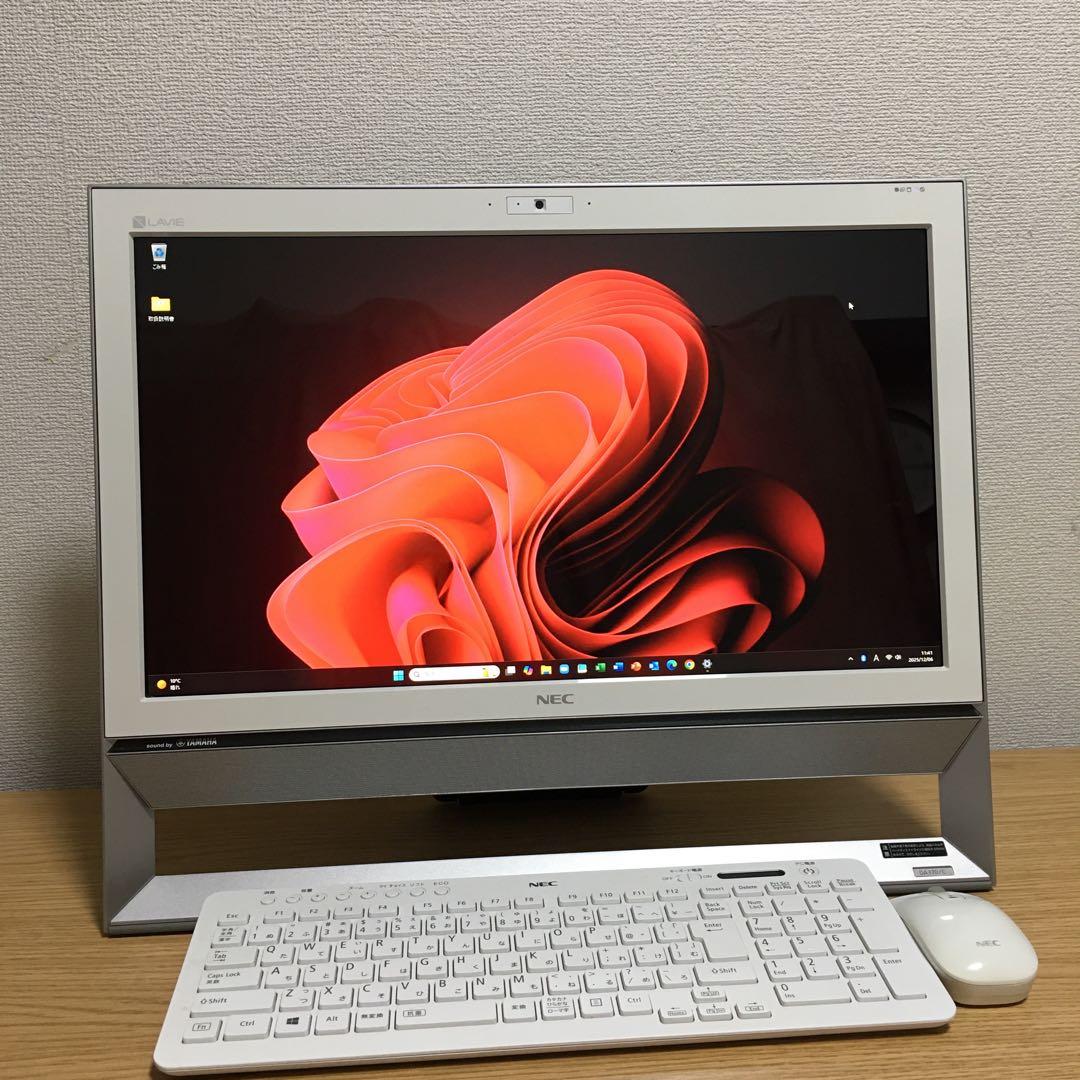 NEC Win11 地デジ 一体型パソコン 21.5'モニター デスクトップPC