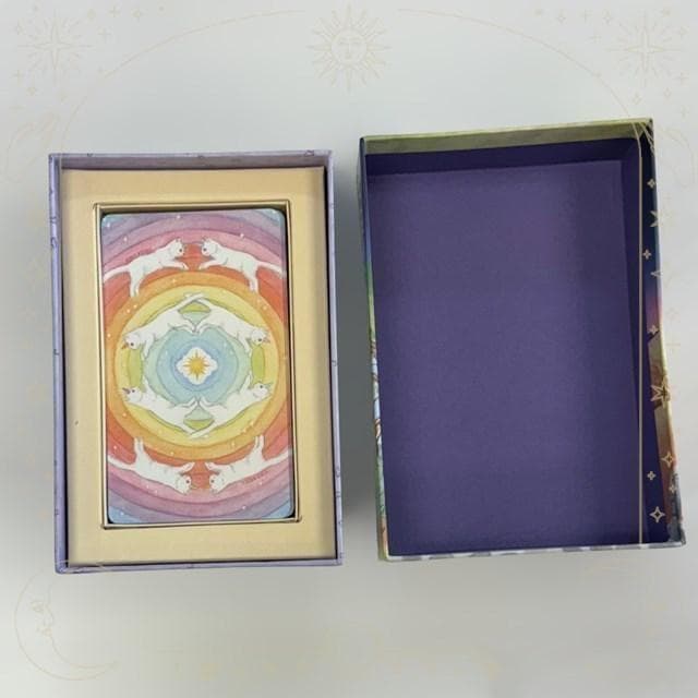 ★正規品タロットカード★超キュート✨猫×ユニコーン✨神話的な生物を描いたデッキ