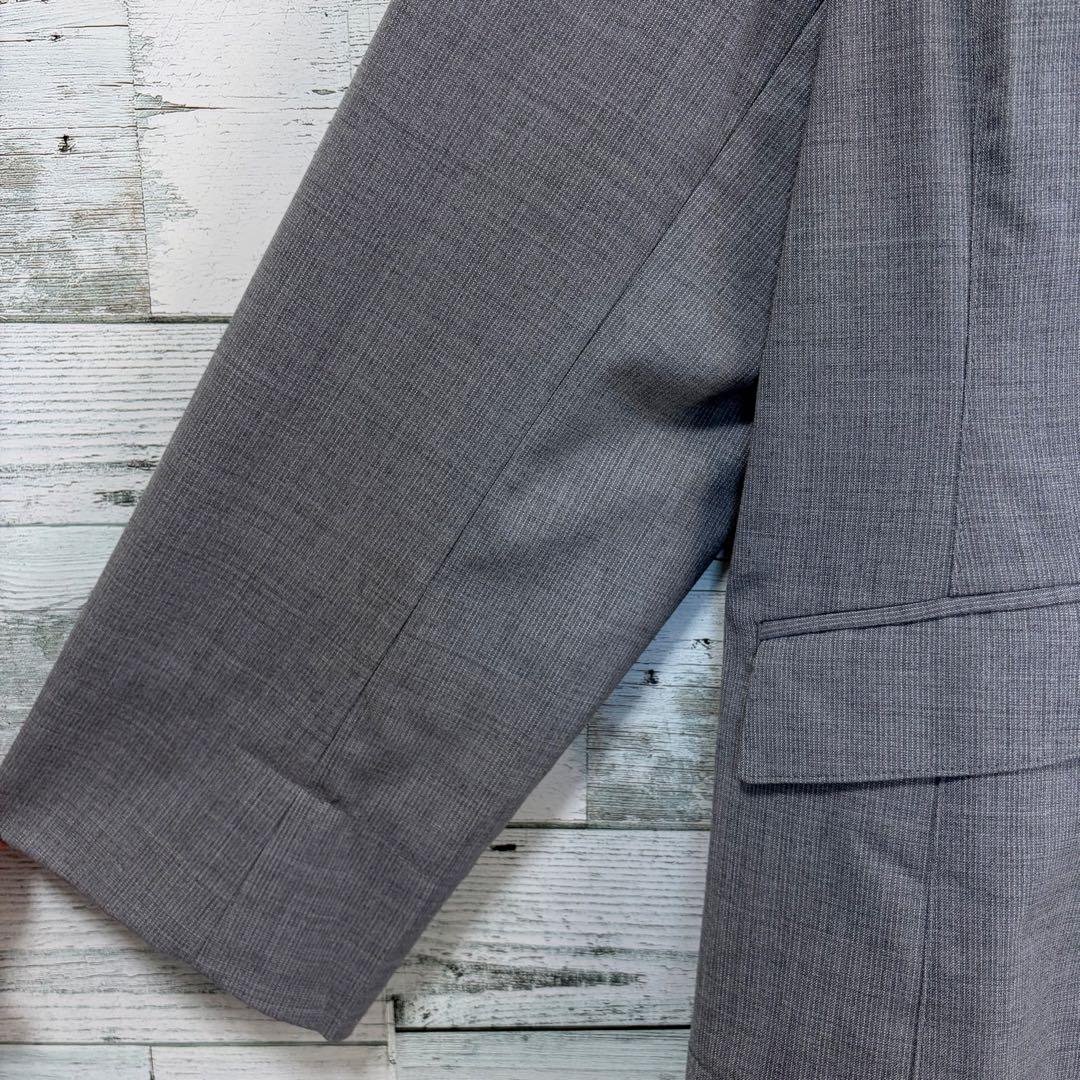 ☆大きいサイズ・25号☆ニューヨーカー　ウォッシャブルテーラードジャケット　毛混