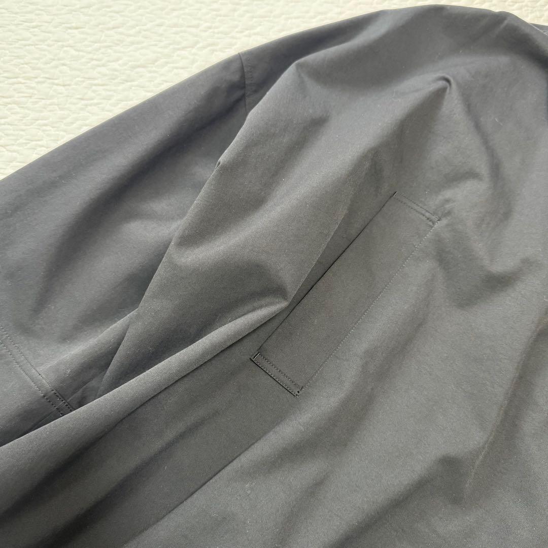 BLACK BY MOUSSY*big silhouette coat 黒