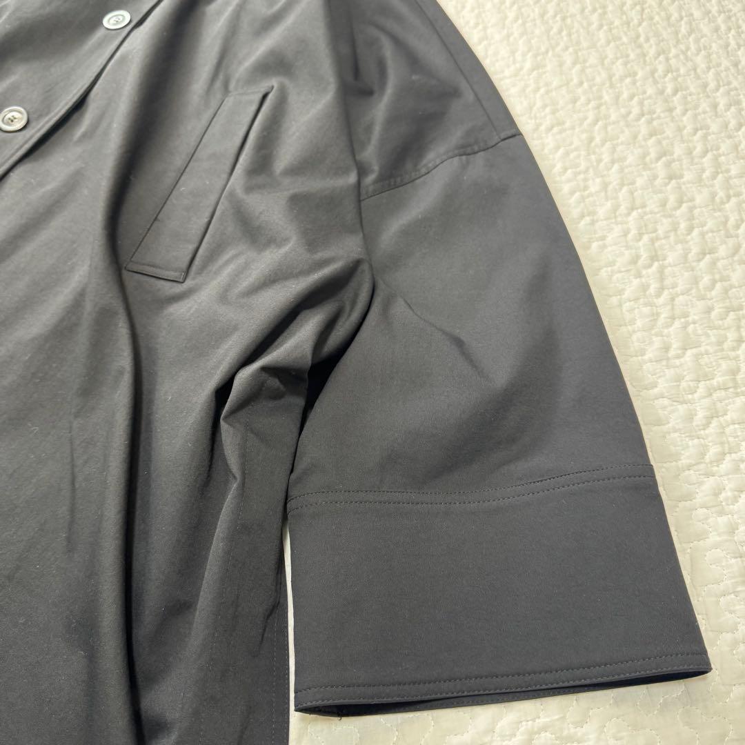 BLACK BY MOUSSY*big silhouette coat 黒