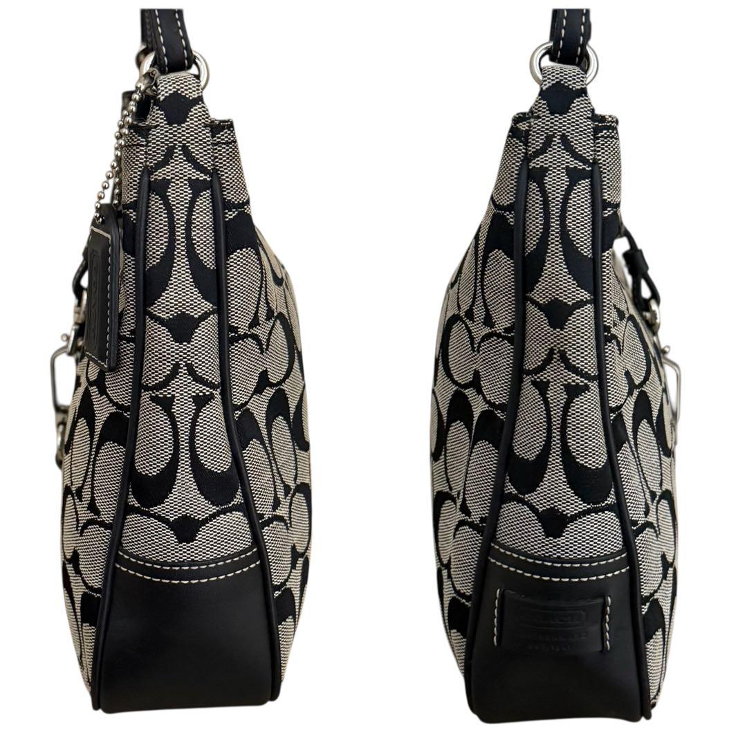 希少✨COACH ワンショルダーバッグ アクセサリーポーチ シグネチャー　肩掛け