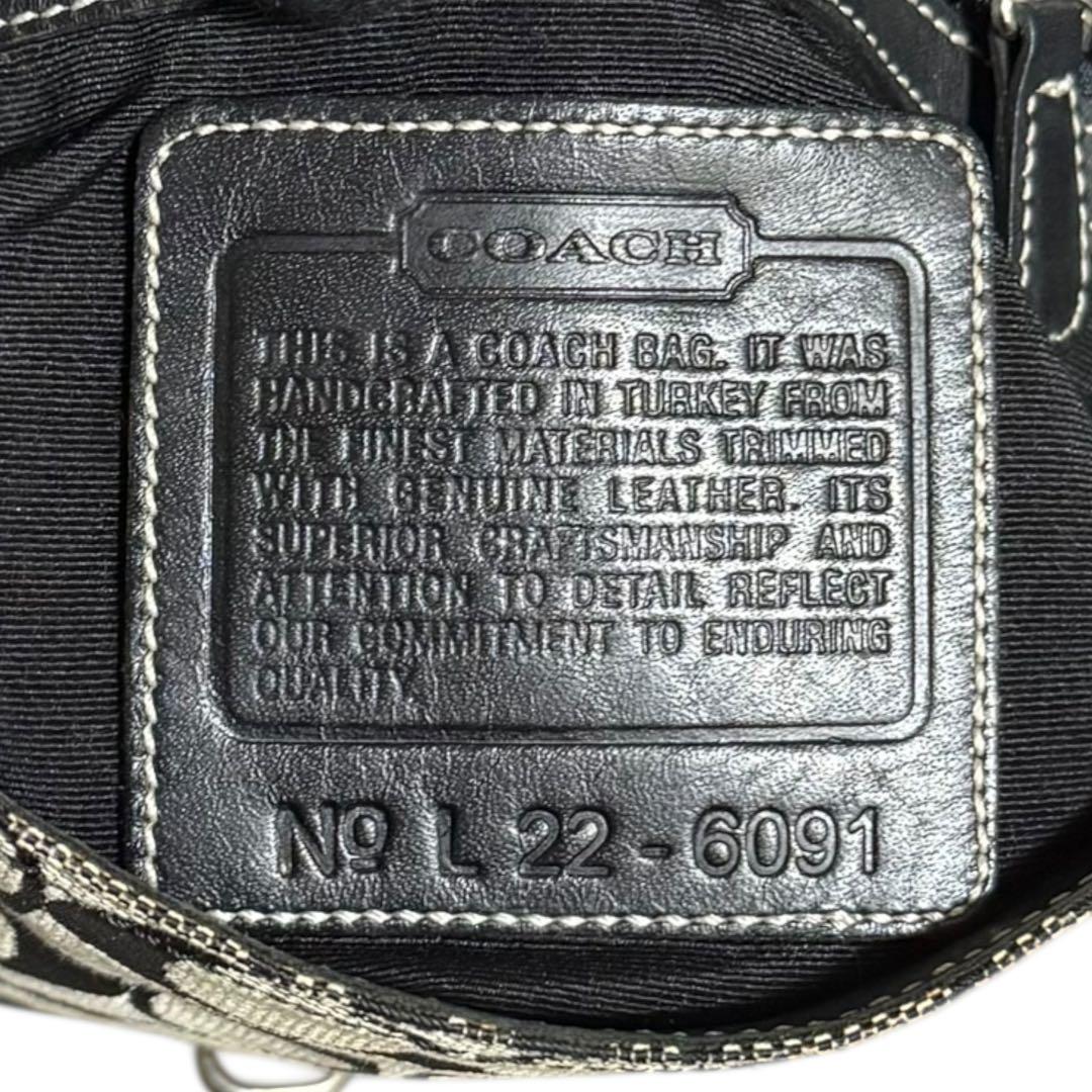 希少✨COACH ワンショルダーバッグ アクセサリーポーチ シグネチャー　肩掛け