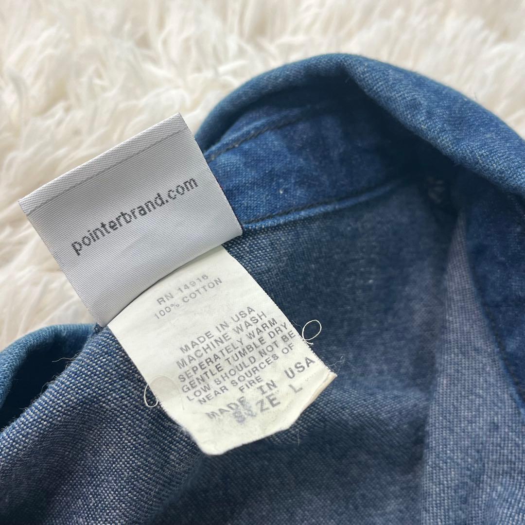 POINTER BRAND Denim Cover Ralls USA製 L