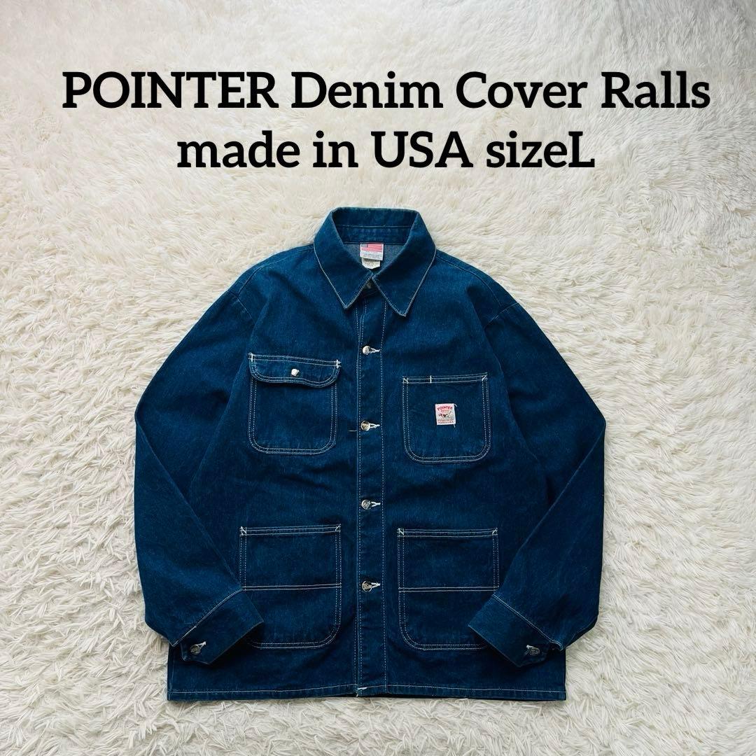 POINTER BRAND Denim Cover Ralls USA製 L