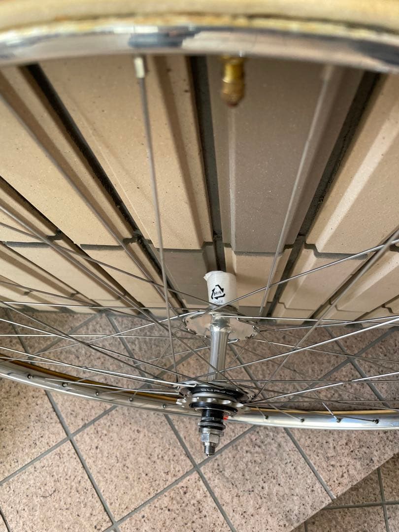 専用！ピスト 前後 ホイールセットnjsデュラエースハブ　タイヤはつきません