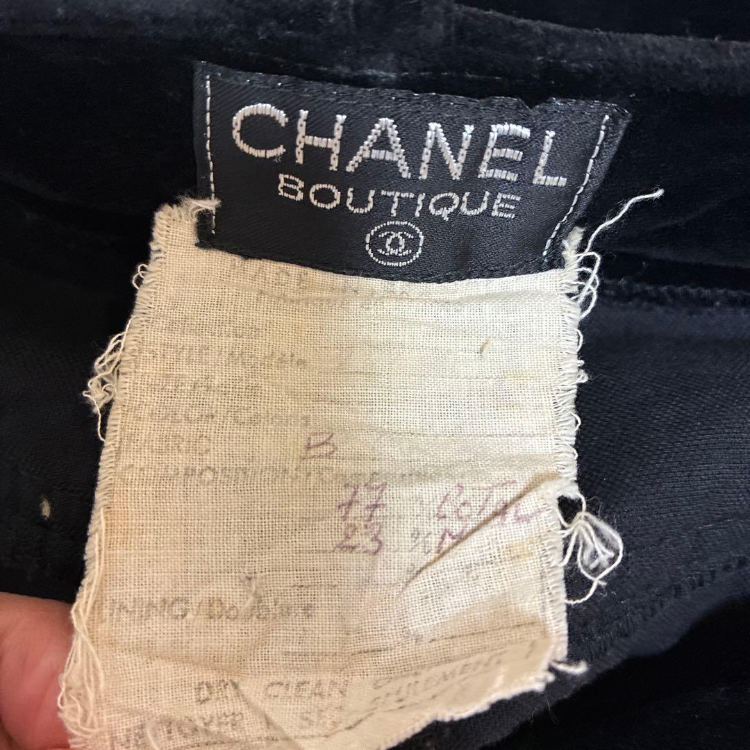 s*o様 CHANEL BOUTIQUE ベロアパンツ