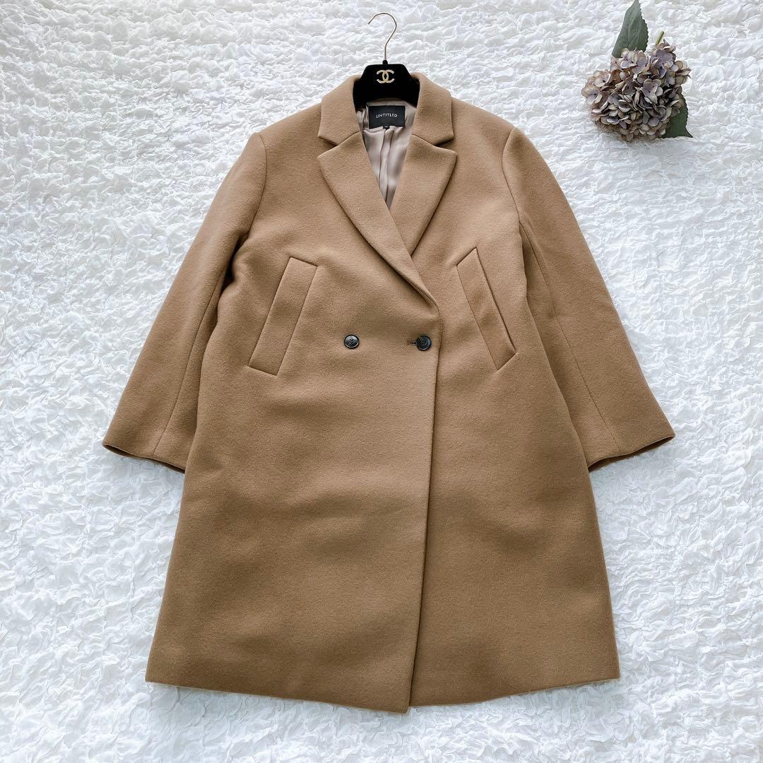 アンタイトル　23AW ウールメルトン　チェスターコート　大きいサイズ　44