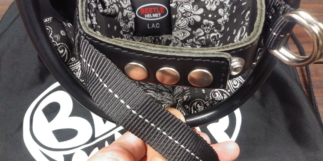 オーシャンビートル　LAC 別注　ダブルストラップ　ペイズリーインナー