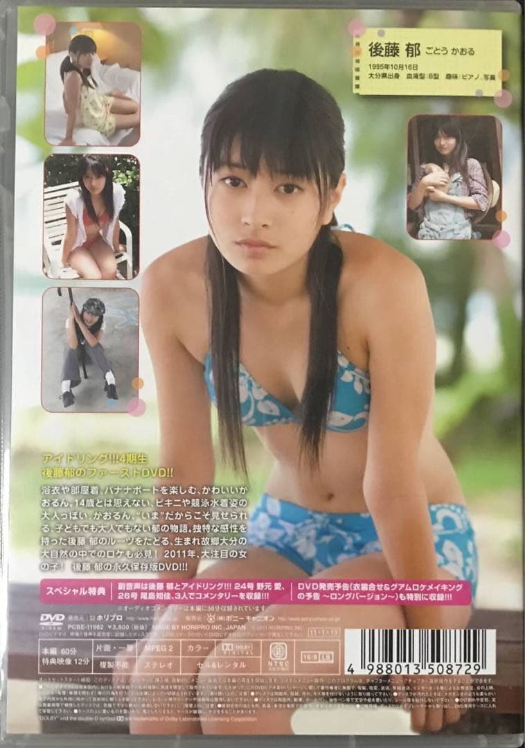 後藤郁コンプリートDVDセット 4本