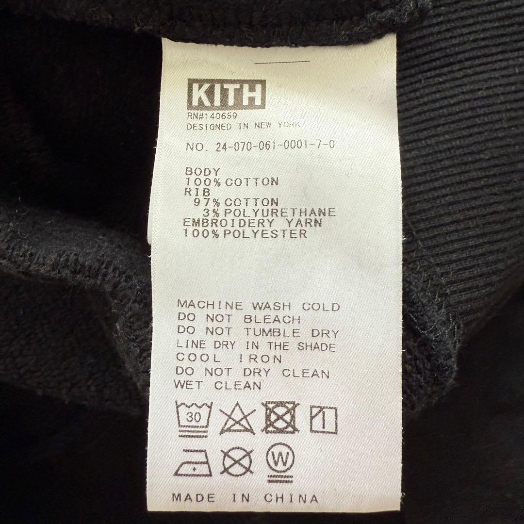 お値下げしました！kith クルーネック スウェット ブラックXS 美品