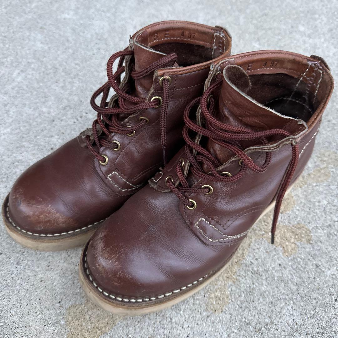 ウエスコ ジョブマスター ワークブーツ 6E 旧ロゴ Wesco ソールカスタム