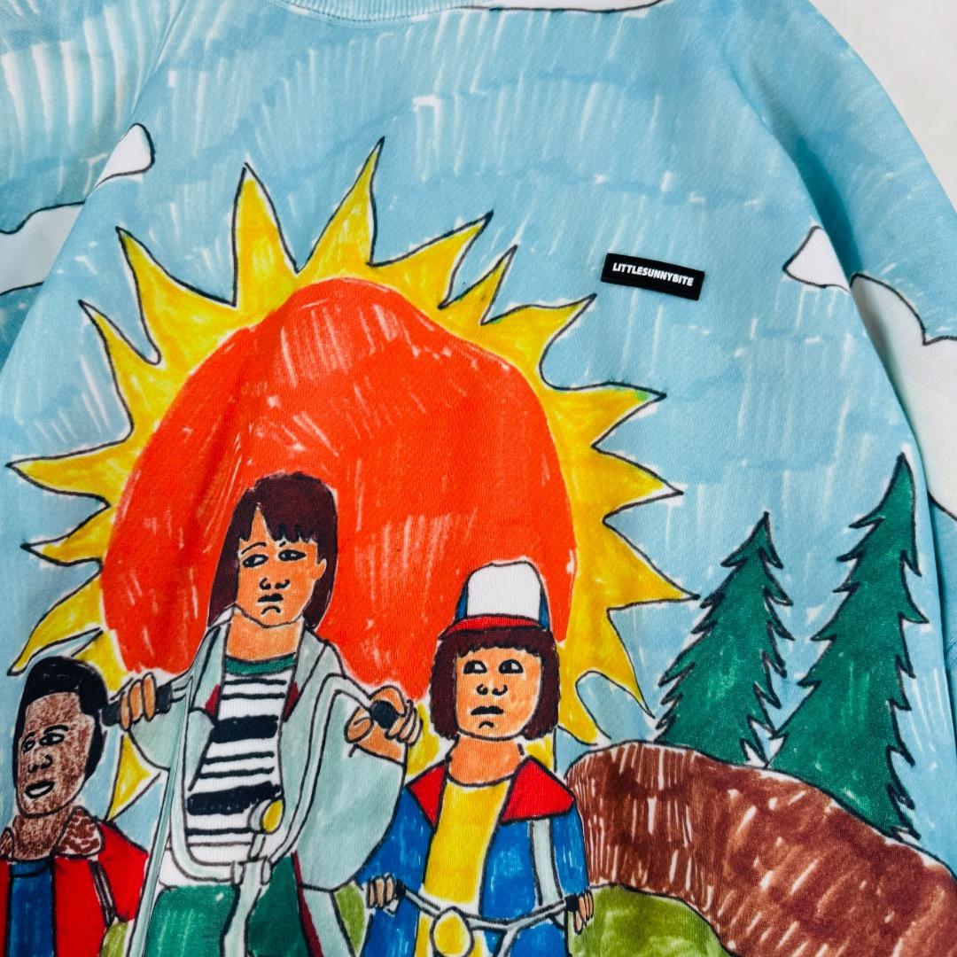 little sunny bite kids sweat top　ロゴ　Mサイズ