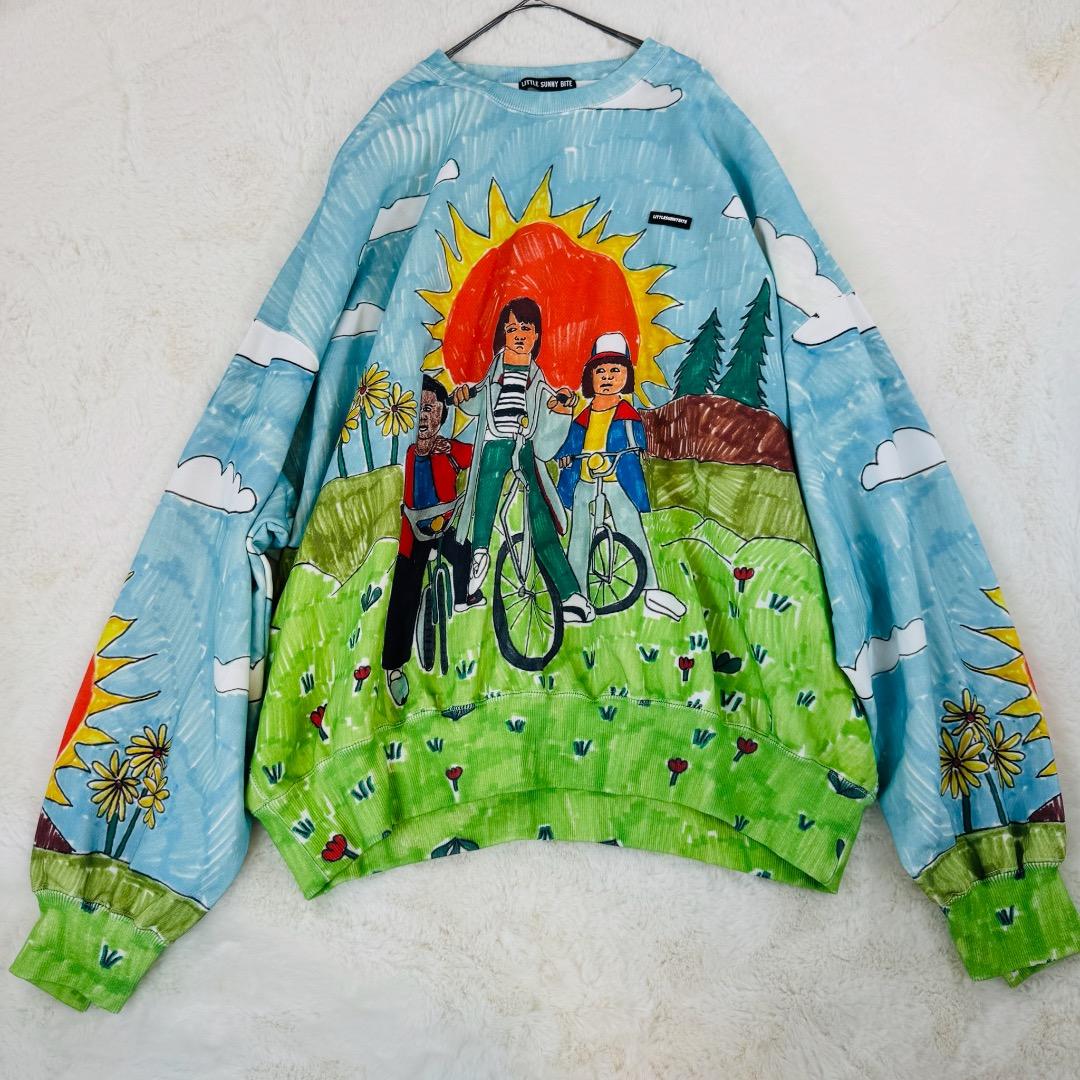 little sunny bite kids sweat top　ロゴ　Mサイズ