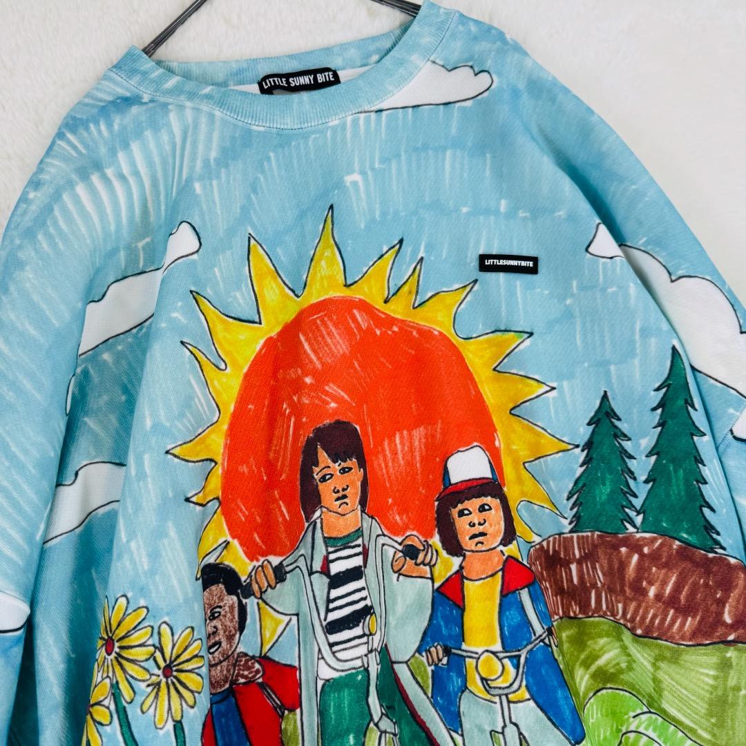 little sunny bite kids sweat top　ロゴ　Mサイズ