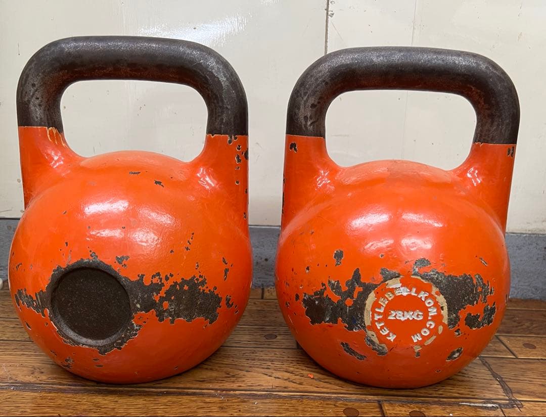 競技用　ダブル　ケトルベル　28kg❌2個