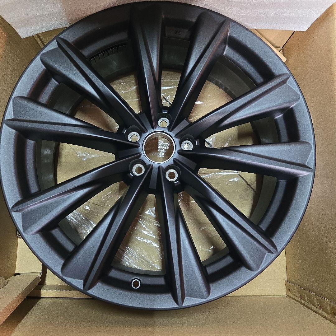 N*e様 レクサス新型RX500h純正21インチ マットブラック ホイール ４本