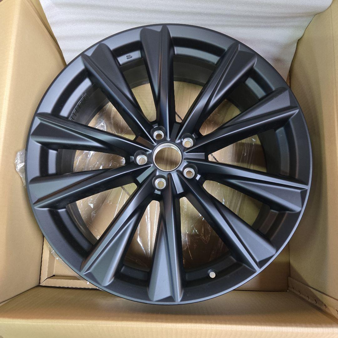 N*e様 レクサス新型RX500h純正21インチ マットブラック ホイール ４本