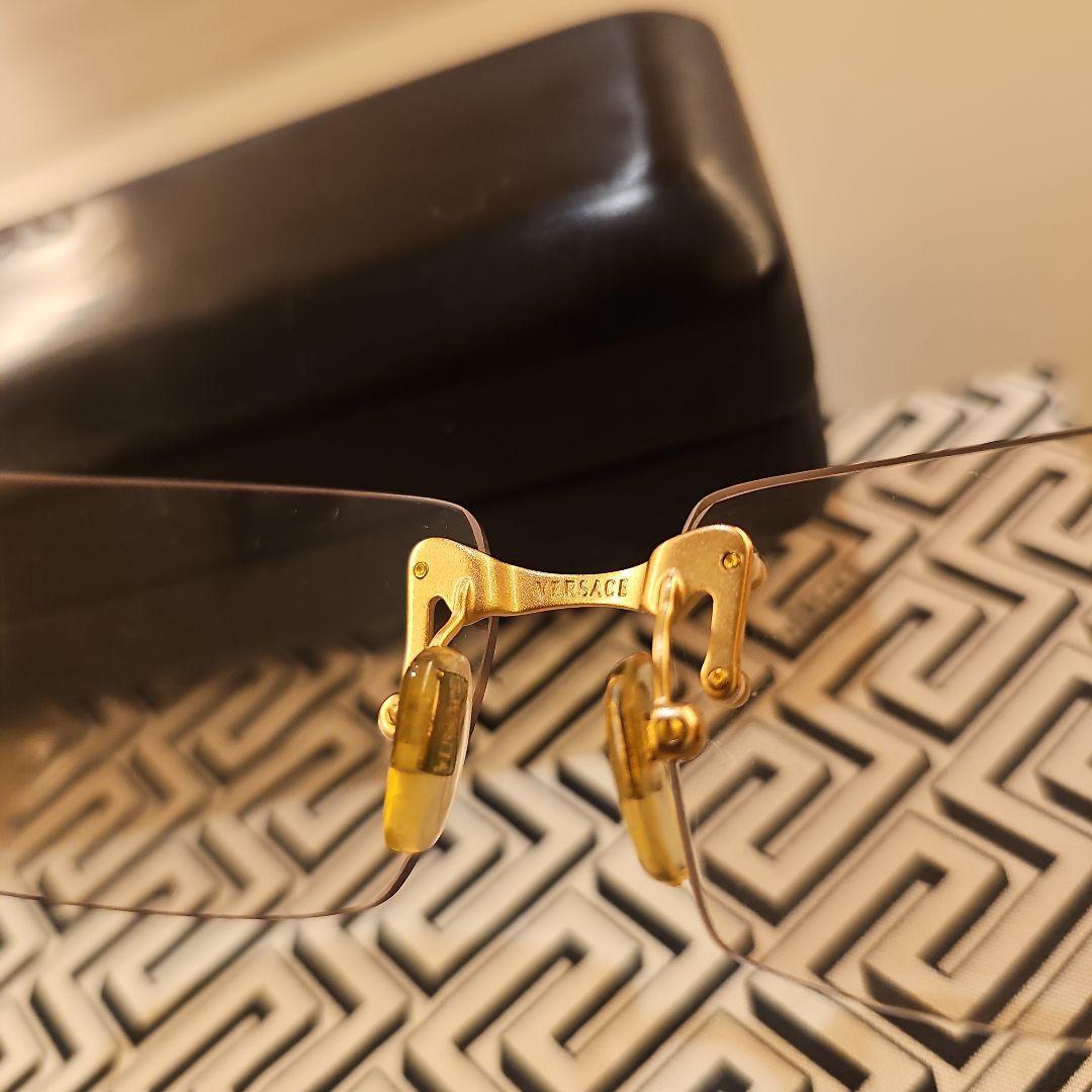 廃盤レア！ VERSACE ゴールドメデューサフレームサングラス