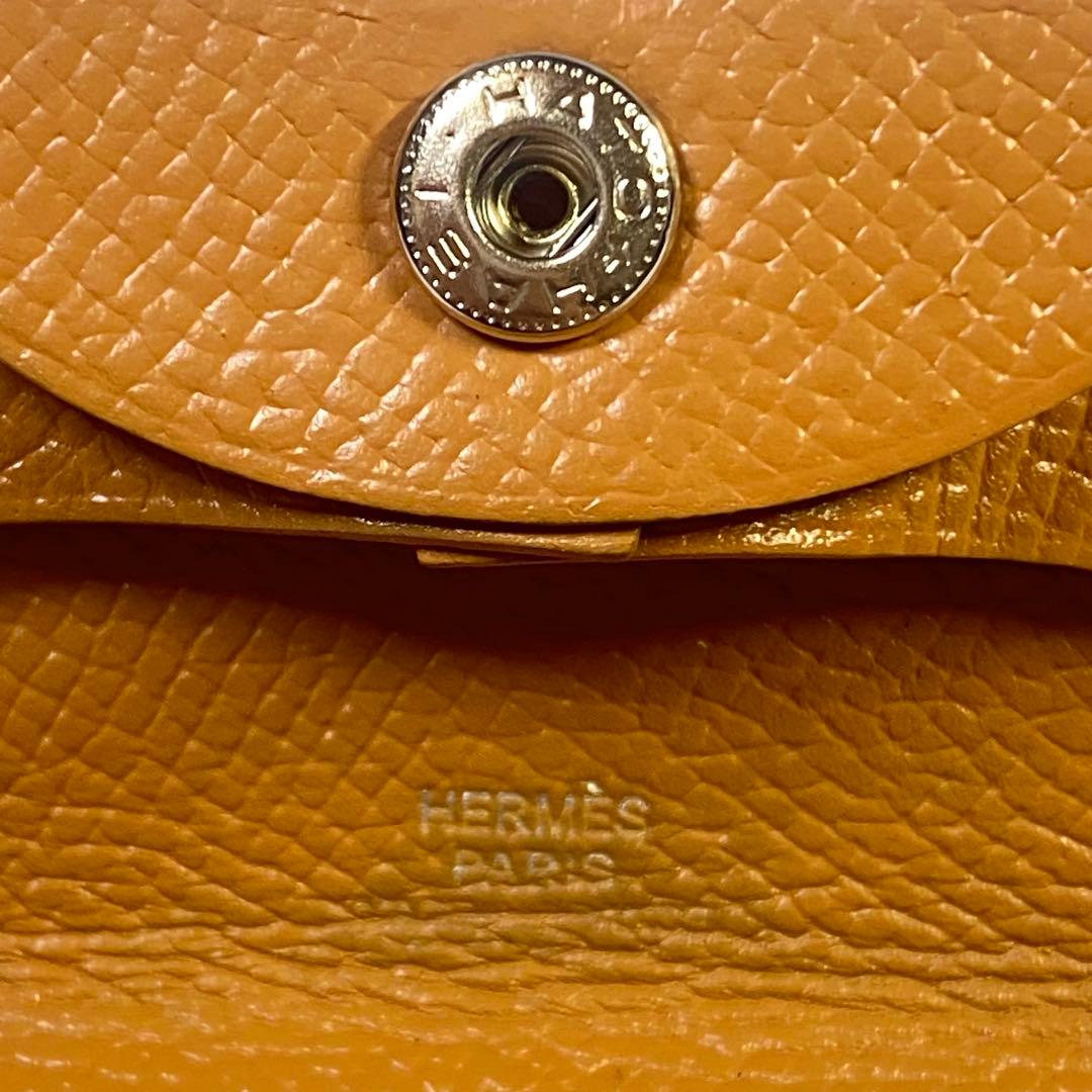 正規品☆エルメス バスティア ケース 小銭入れ ベージュ系