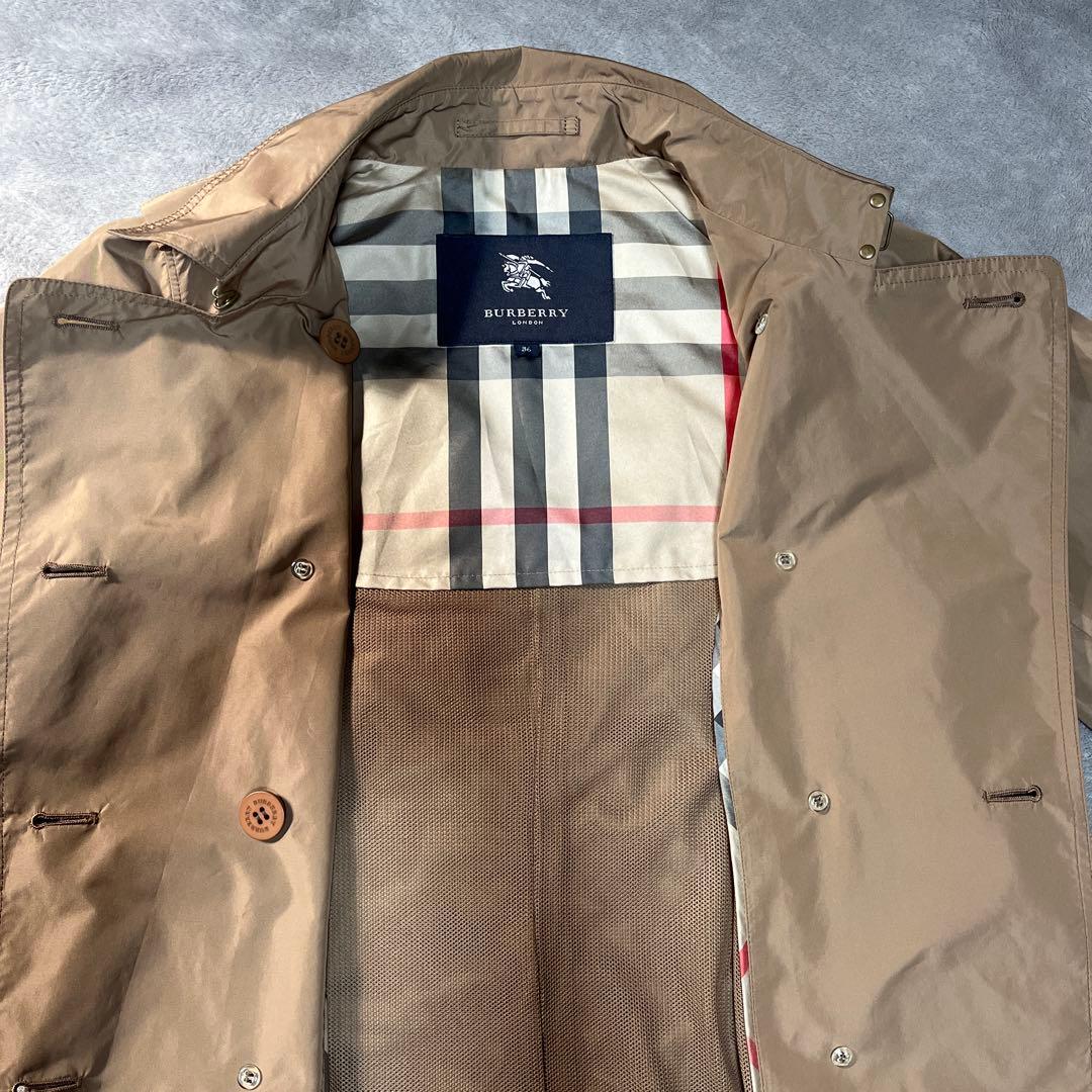 BURBERRY バーバリー レインコート フード付き ベージュ 36