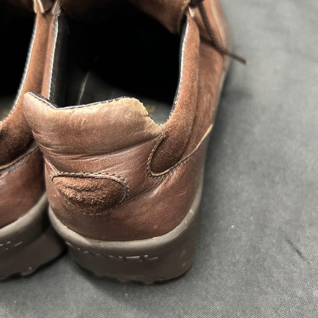 J3【used】CHANEL スニーカー　スエード　ココマーク　ブラウン 23