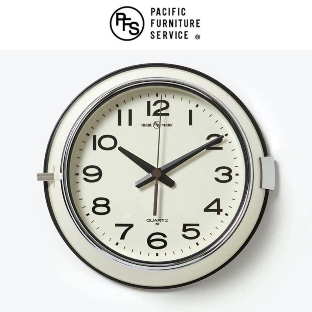 P.F.S.別注 SEIKOクロック バス時計 アイボリー