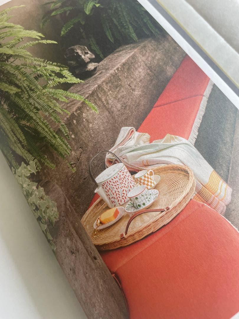 よ*ー様 HERMES エルメス　チャーム　ショッパーチャーム　オレンジ　カタロ